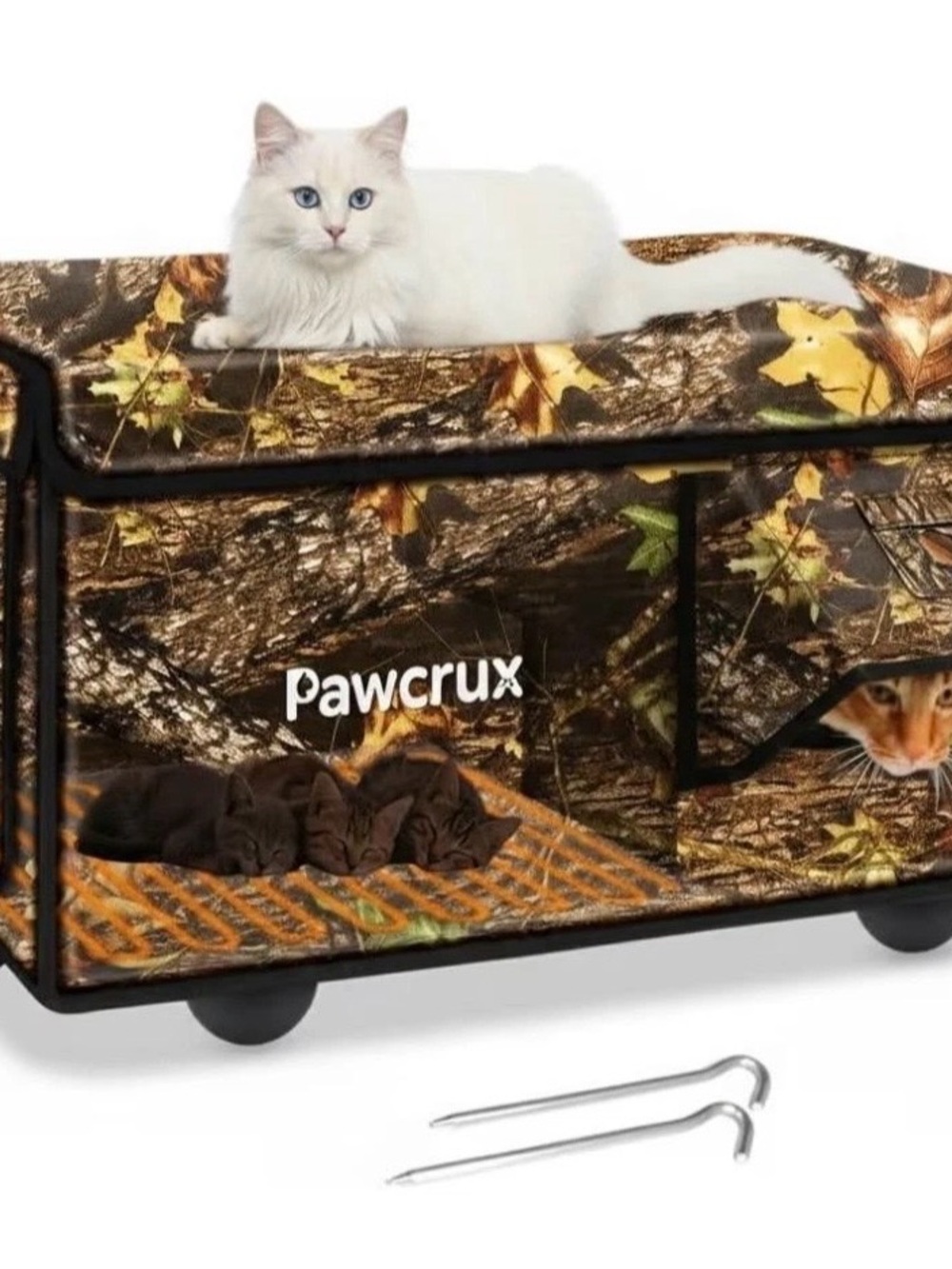 NEW Heated Outdoor Cat House